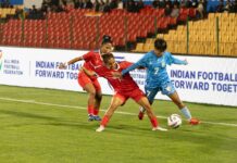 साम्बाको २ गोलमा नेपालसँग भारत पराजित