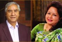 देउवा दम्पती सिंगापुरतर्फ प्रस्थान