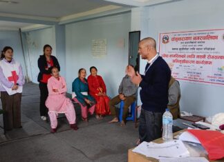 ताथलीका ज्येष्ठ नागरिकलाई नसर्ने रोगको अभिमुखीकरण